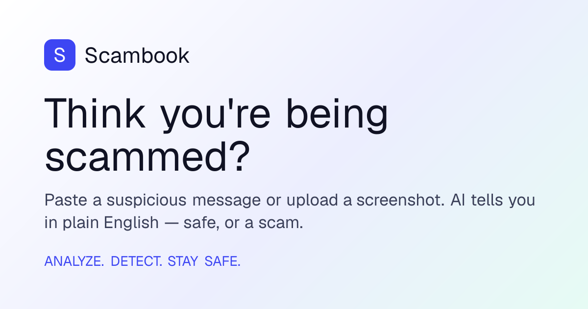 Scam Trends Report: October 2026 — Scambook